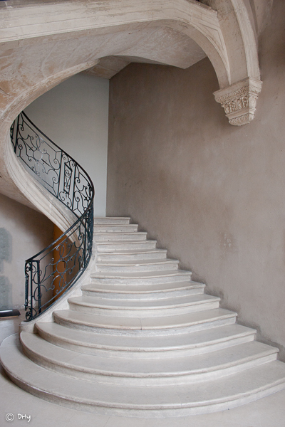 Escalier de l'abbaye des Prémontrés à Pont à Mousson